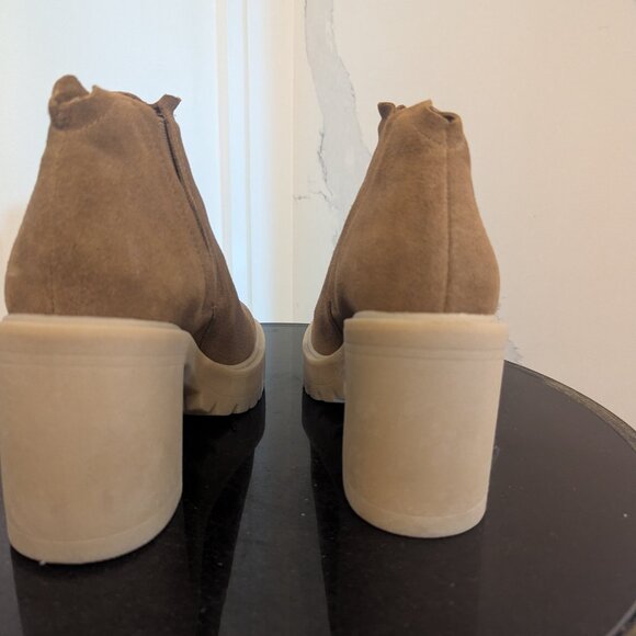 Tan Suede Ankle Boots Dolce Vita - Picture 4 of 4